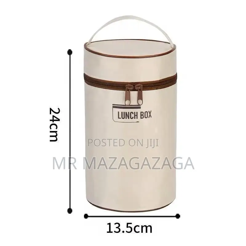 3 Pieces Portable Insulated Lunch Box
