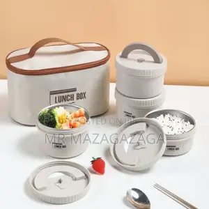 4 Pieces Portable Insulated Lunch Box