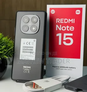 New Xiaomi Redmi Note 15 128 GB Black