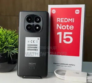 New Xiaomi Redmi Note 15 128 GB Black