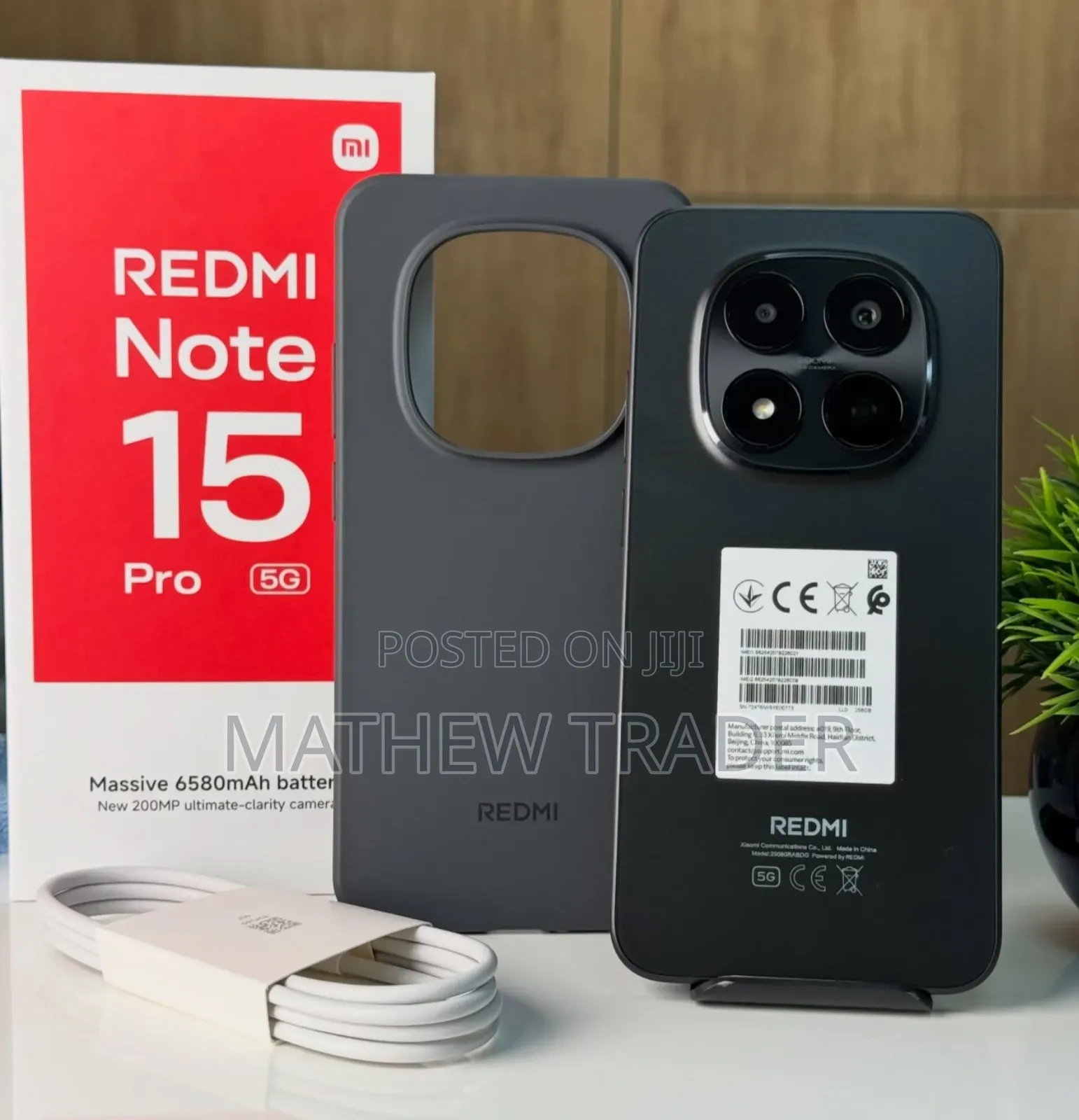 New Xiaomi Redmi Note 15 Pro 256 GB Black