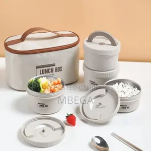 4 Pieces Portable Insulated Lunch Box