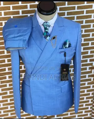 Suti Za Rangi Ya Kifalme (Royal Navy Blue Suit)