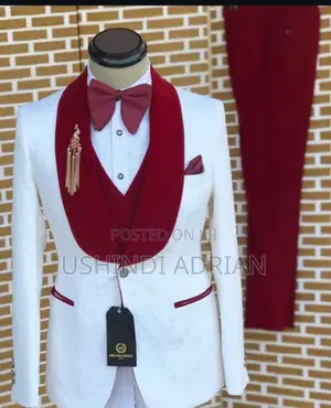Suti Za Rangi Ya Kifalme (Royal Navy Blue Suit)