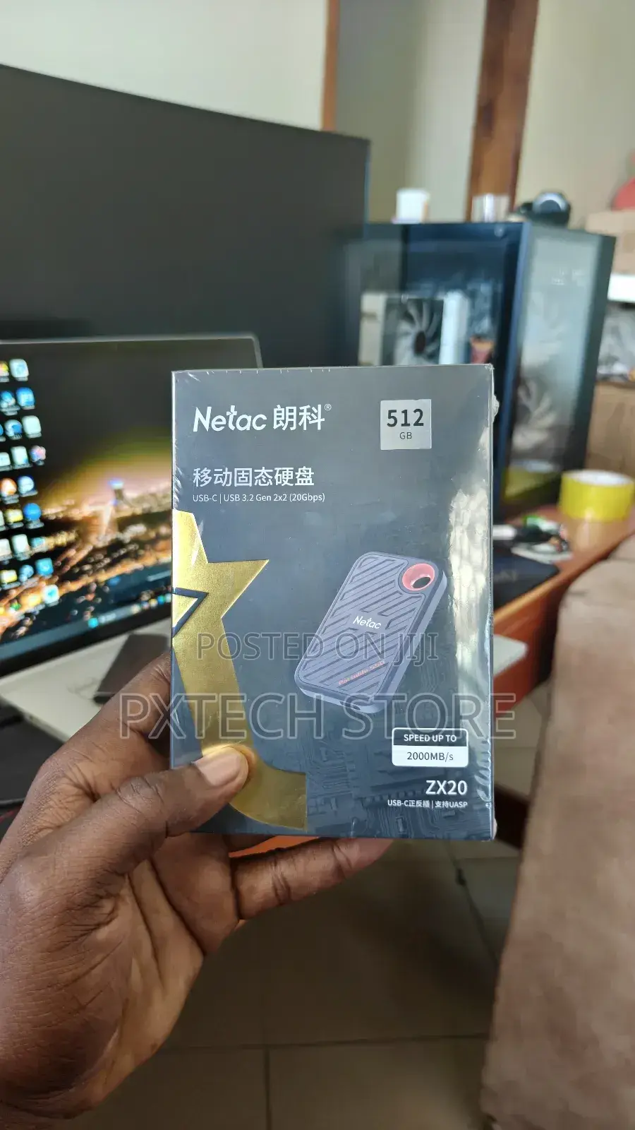 Netac Zx20 512gb Portable Solid State Drive.(Ssd)