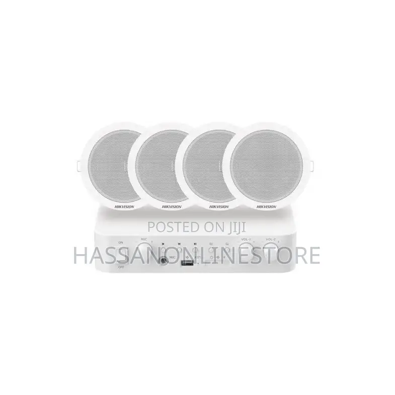 Hikvision Ds-Qae1ka80206-4 Hybrid Audio Kit Ceiling Speakers