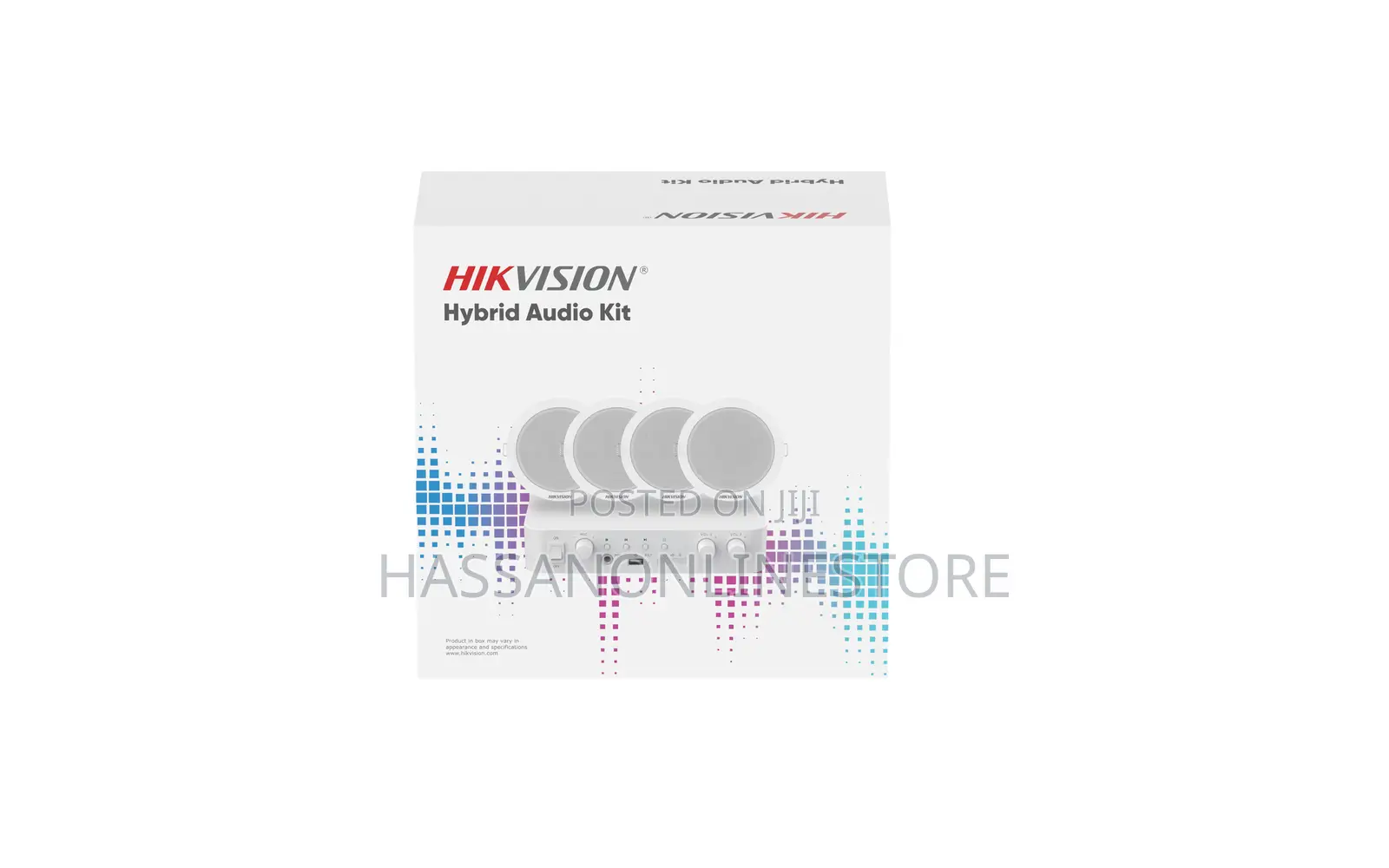 Hikvision Ds-Qae1ka80206-4 Hybrid Audio Kit Ceiling Speakers
