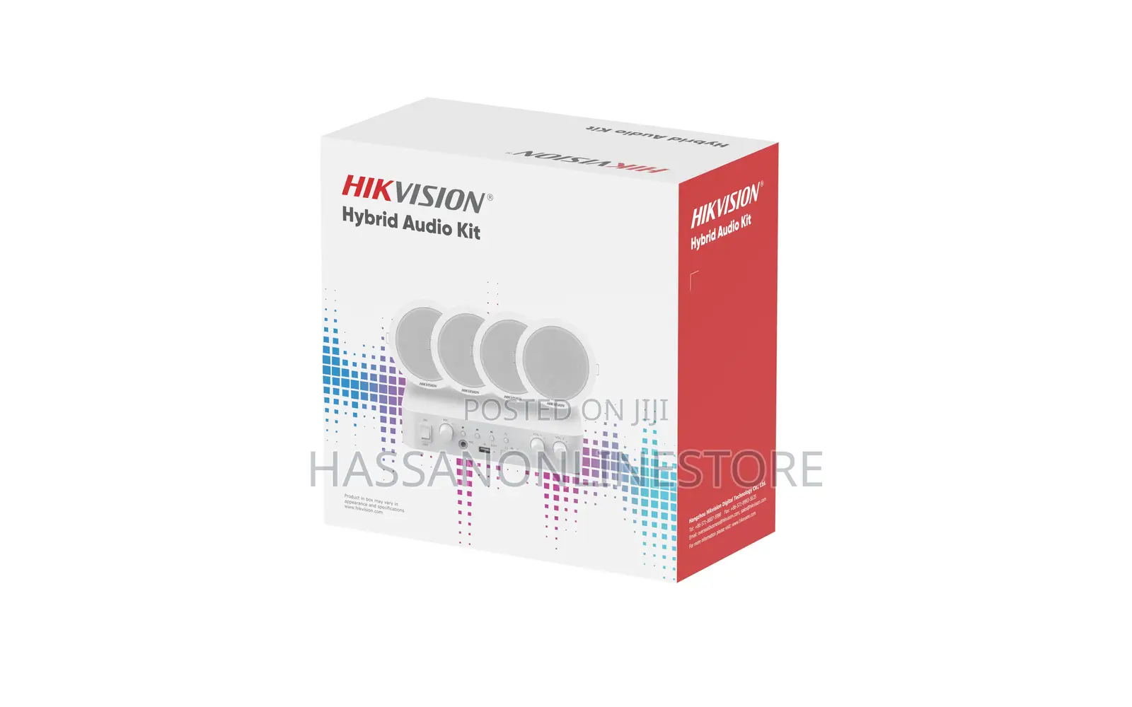 Hikvision Ds-Qae1ka80206-4 Hybrid Audio Kit Ceiling Speakers