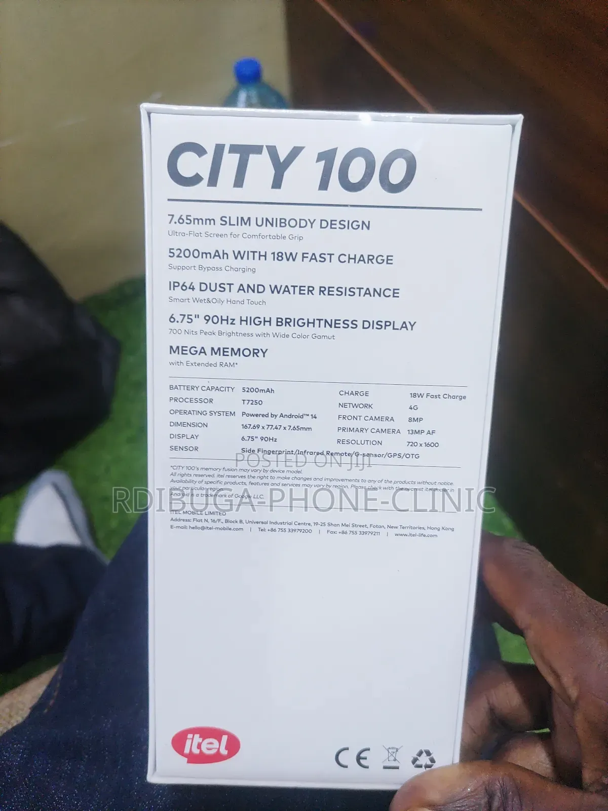 New Itel City 100 128 GB Bronze