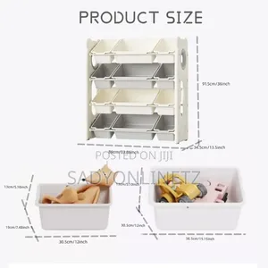 Children Bookshelf and Toys Storage