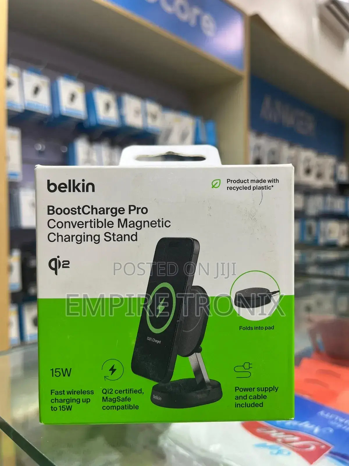 Belkin Boostcharge Pro Convertible Magnetic Wireless Charging 15w