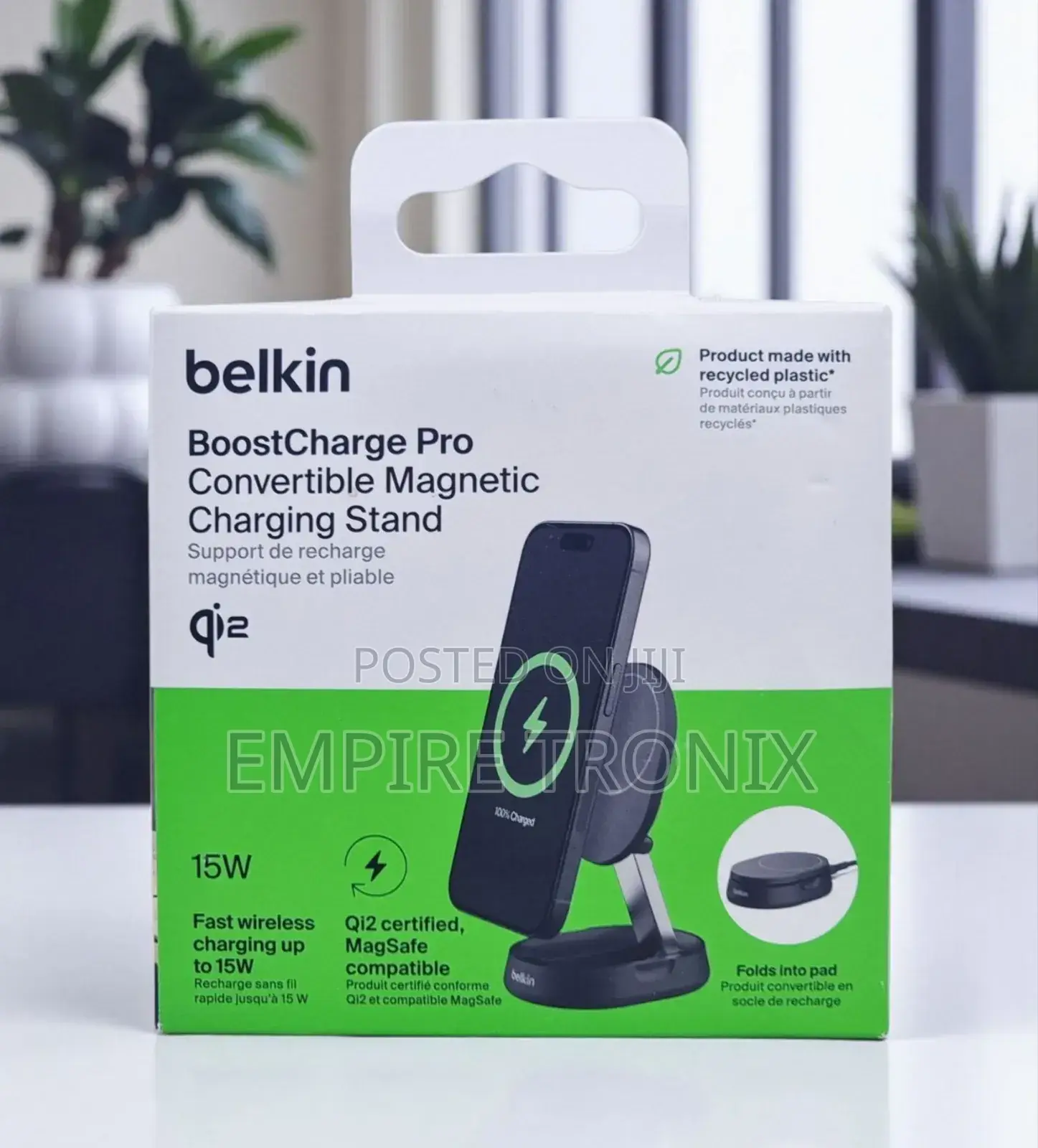 Belkin Boostcharge Pro Convertible Magnetic Wireless Charging 15w
