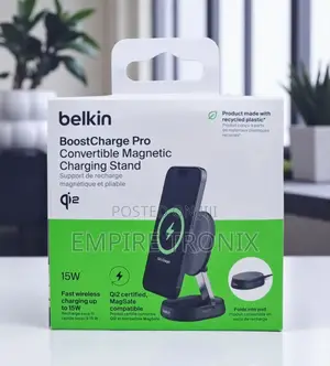 Belkin Boostcharge Pro Convertible Magnetic Wireless Charging 15w