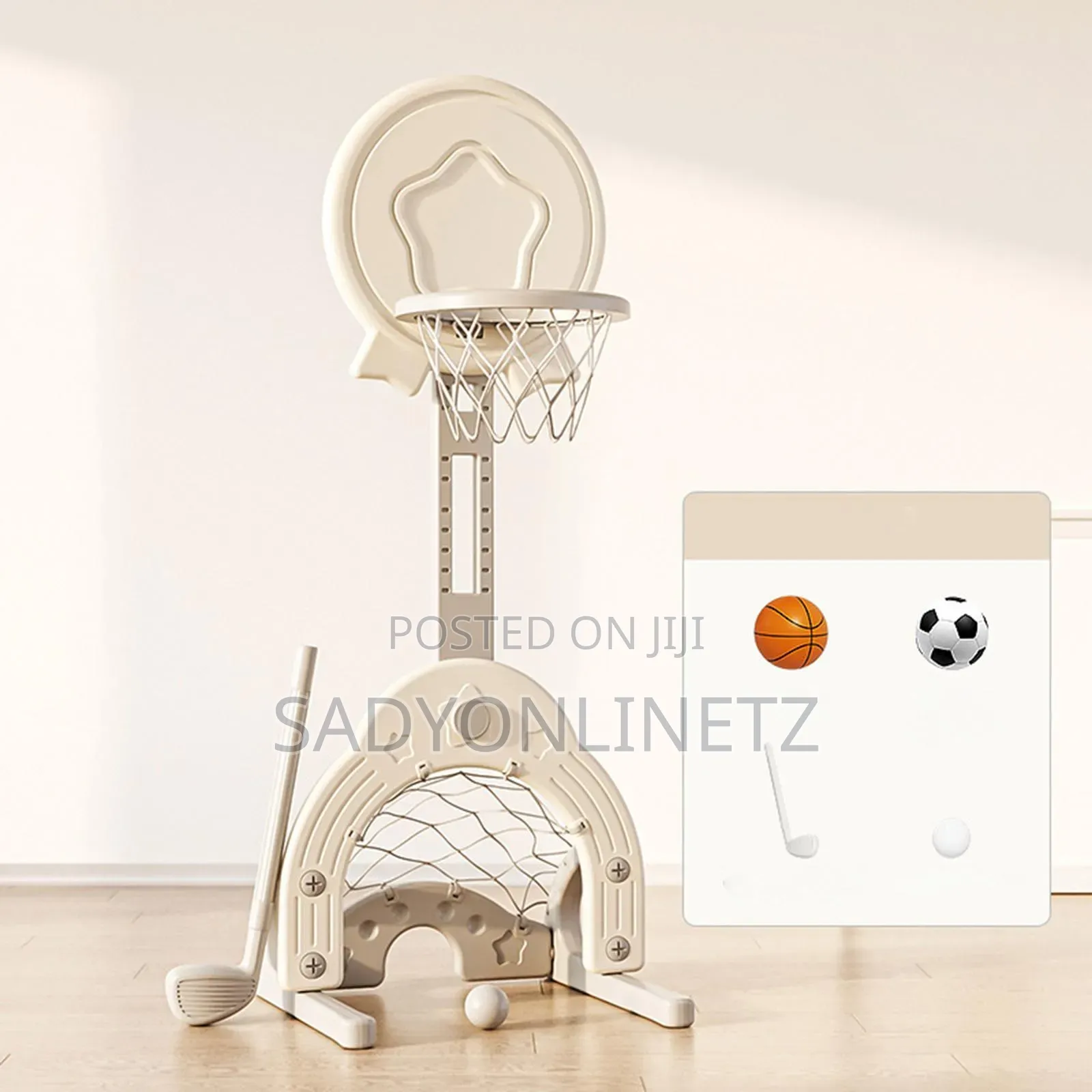 3 in 1 Basketball Hoop Set