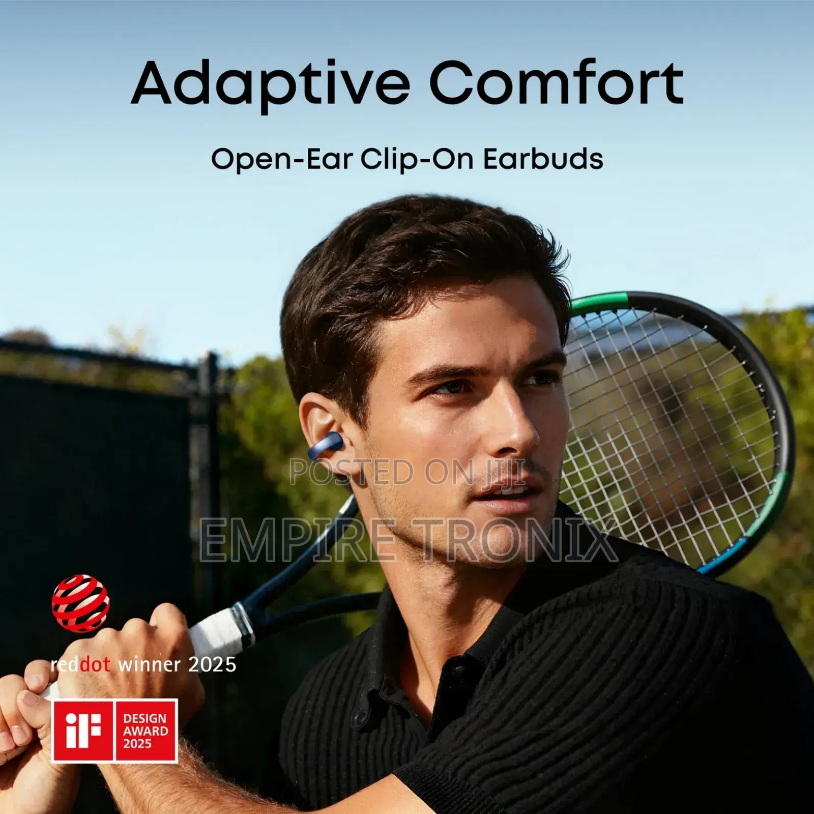 Soundcore Aeroclip | Open‐Ear Clip‐On Earbuds With Adaptive Comfort