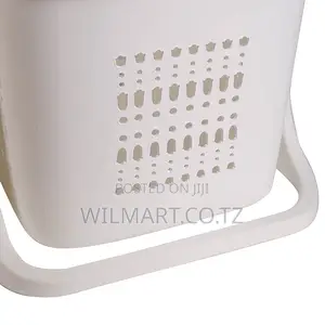 Wilmart Storage Basket 2 Deck Bathroom Clothes Storage Basket Multi-La