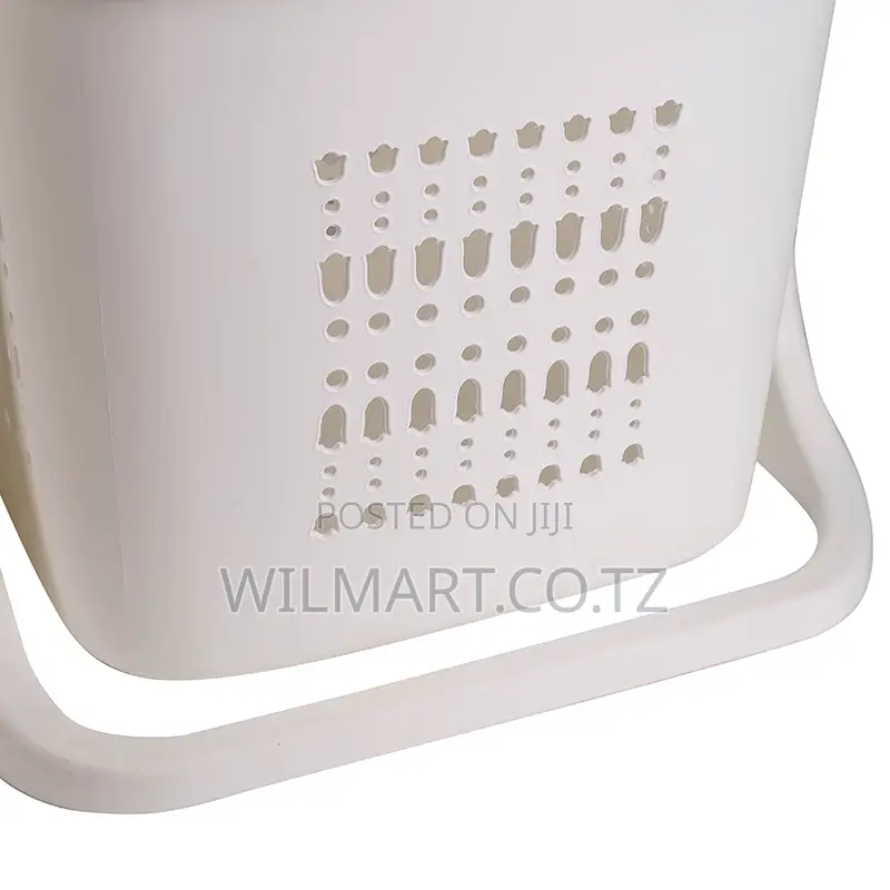 Wilmart Storage Basket 2 Deck Bathroom Clothes Storage Basket Multi-La