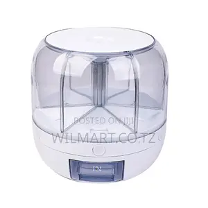 Wilmart Rice Bucket Dispenser 5kg Food Grain Storage Container Large C