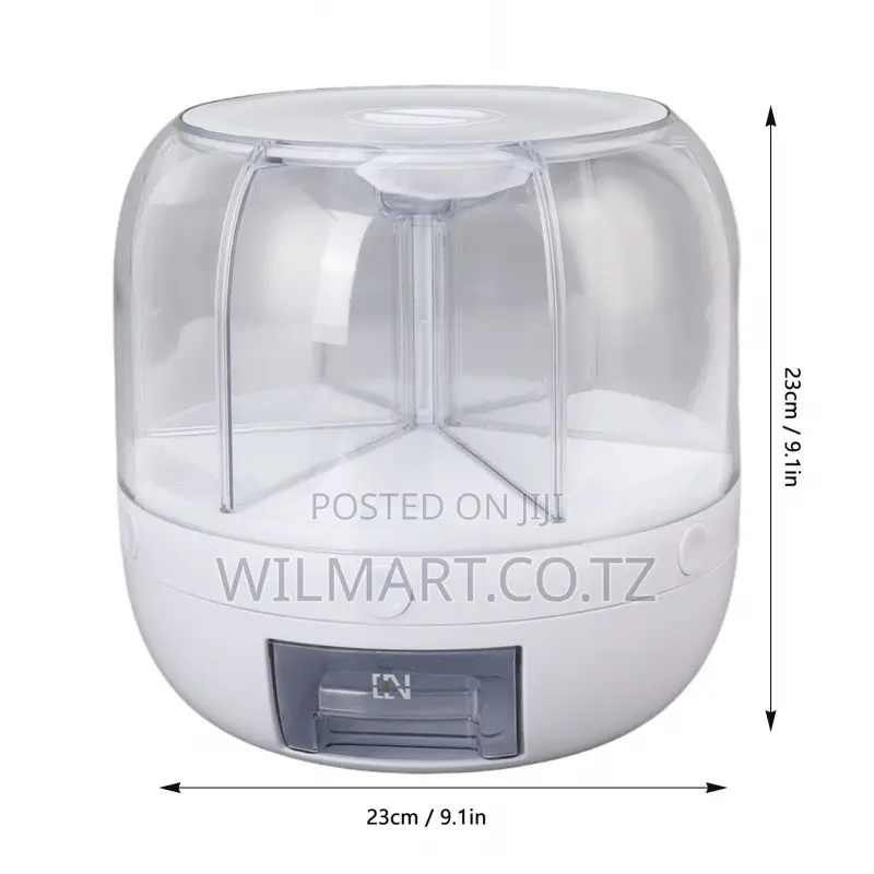 Wilmart Rice Bucket Dispenser 5kg Food Grain Storage Container Large C
