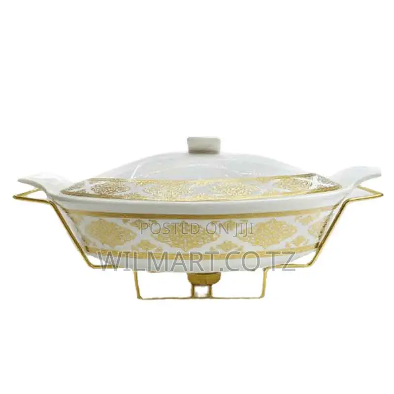Wilmart Chafing Dish for Buffet Stoves Made of Ceramic Soup Pot Porcel