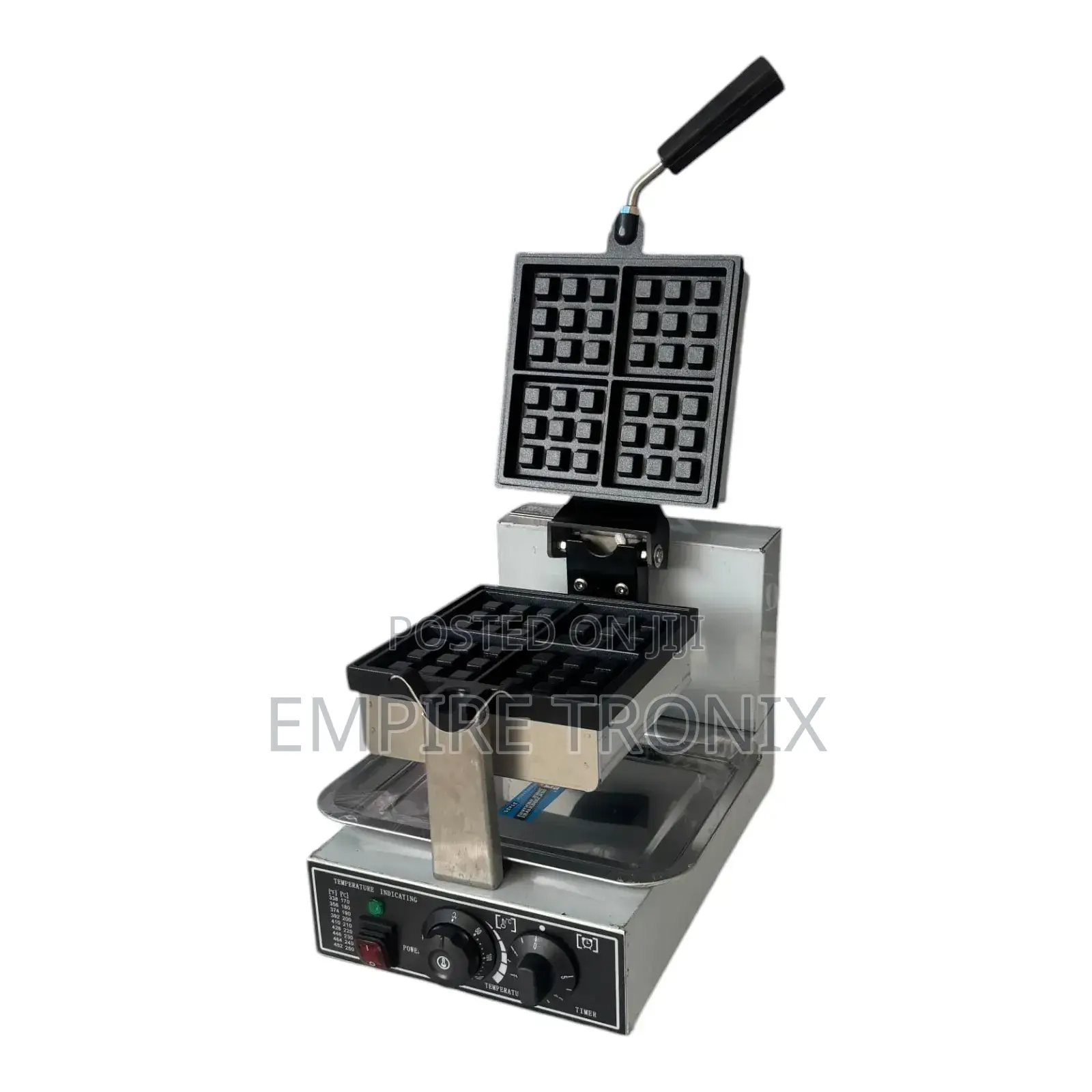 Wg‐Rhf‐4s‐2 – 2 Plate 4pc (3×3) Square Waffle Machine