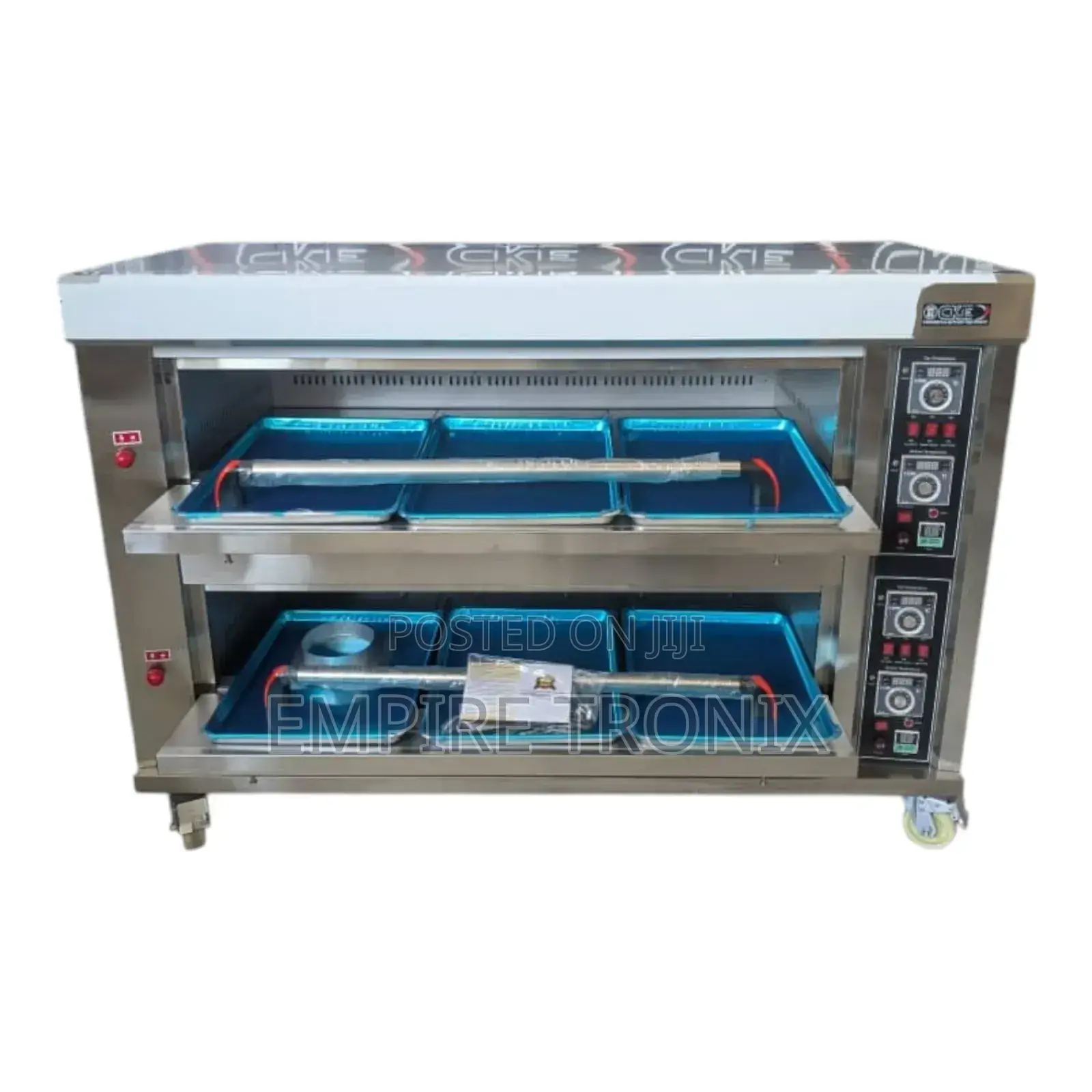 Hgb‐206q – 6 Tray – 2 Deck Gas Deck Oven – Commercial