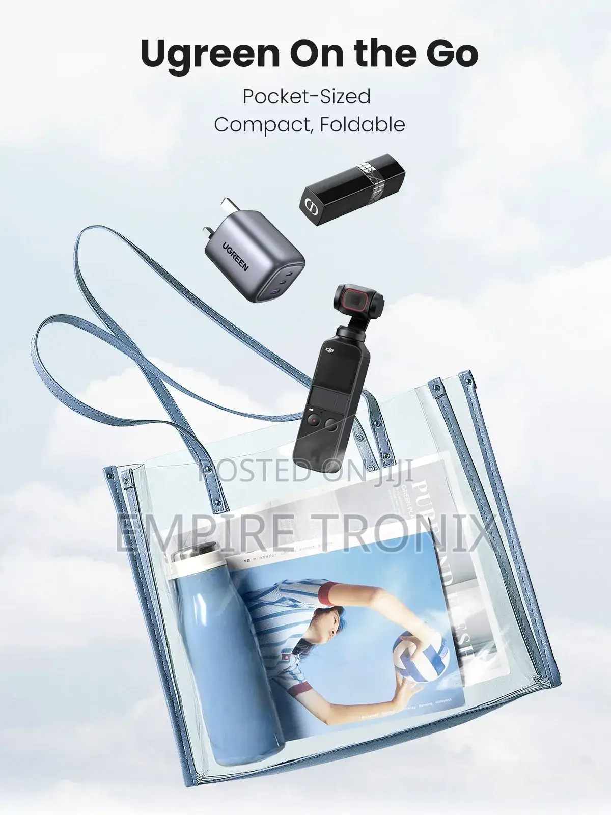 Ugreen Nexode 65w Wall Charger – 2 Usb‐C + 1 Usb‐A – Space Gray