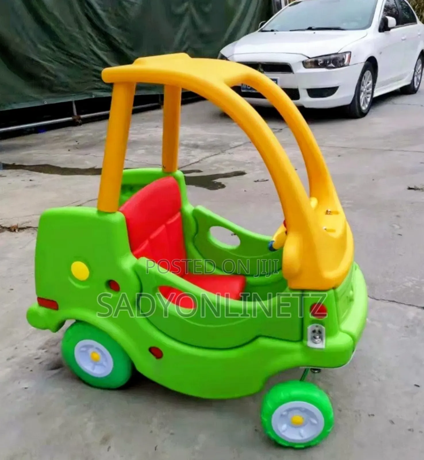 Kids Plastic Car Sliding Baby Walker