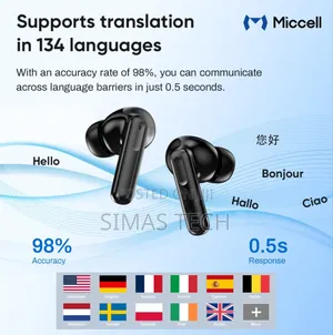 Miccell Bh15 Live Translation Earbuds