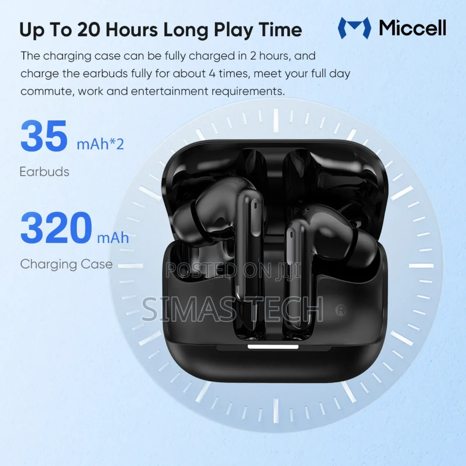 Miccell Bh15 Live Translation Earbuds