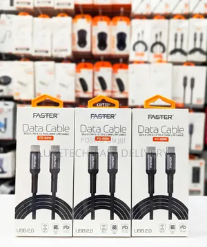 Faster 60w Type-C to Type-C Data and Charging Cable
