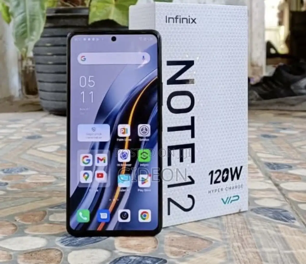 New Infinix Note 12 VIP 256 GB Black
