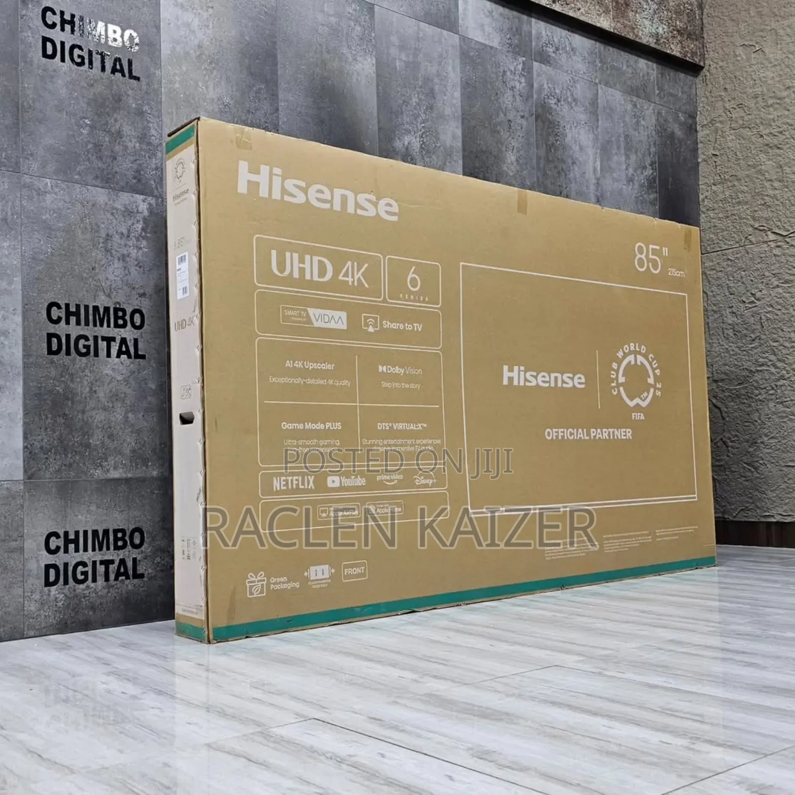 New Hisense 85" Smarttv 