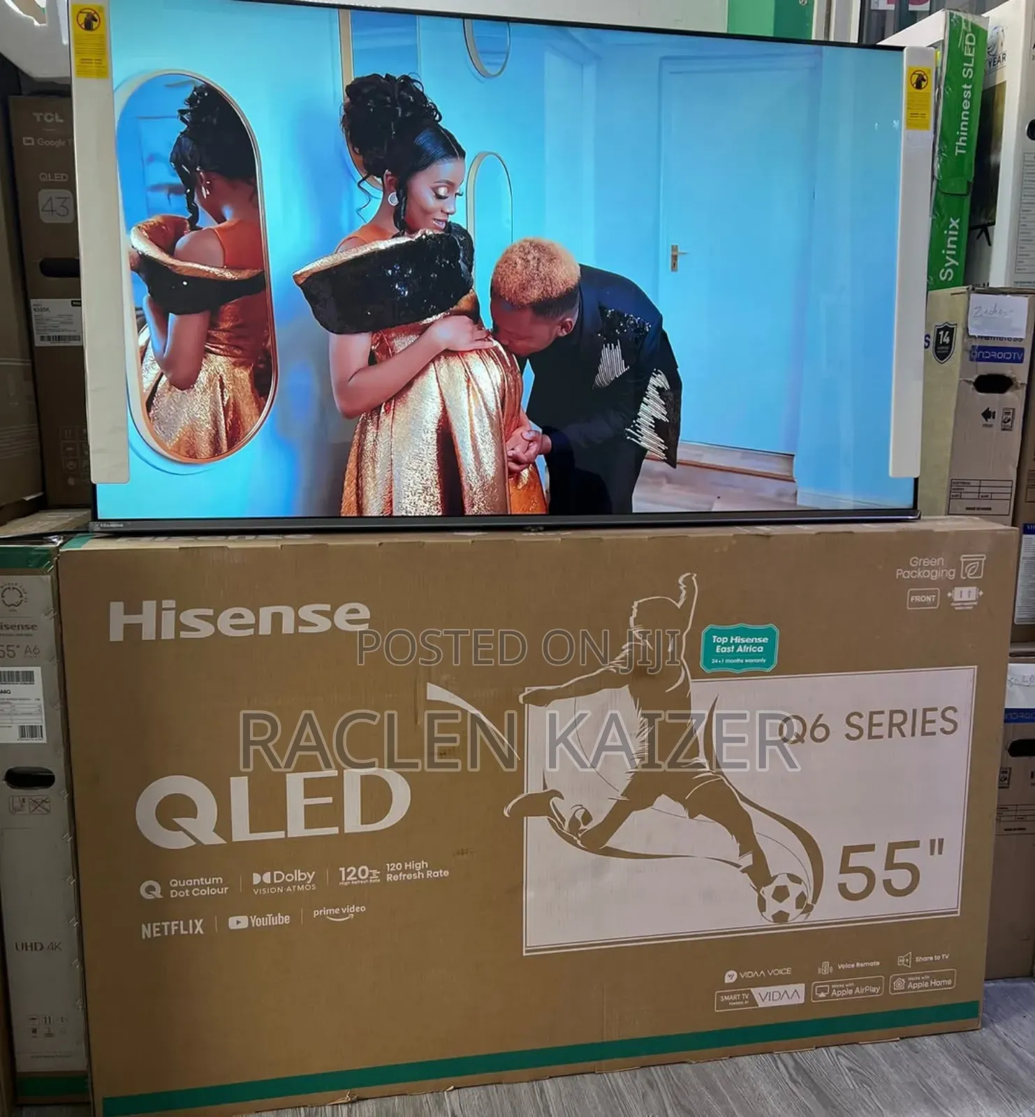 New Hisense 55" Smarttv Qled