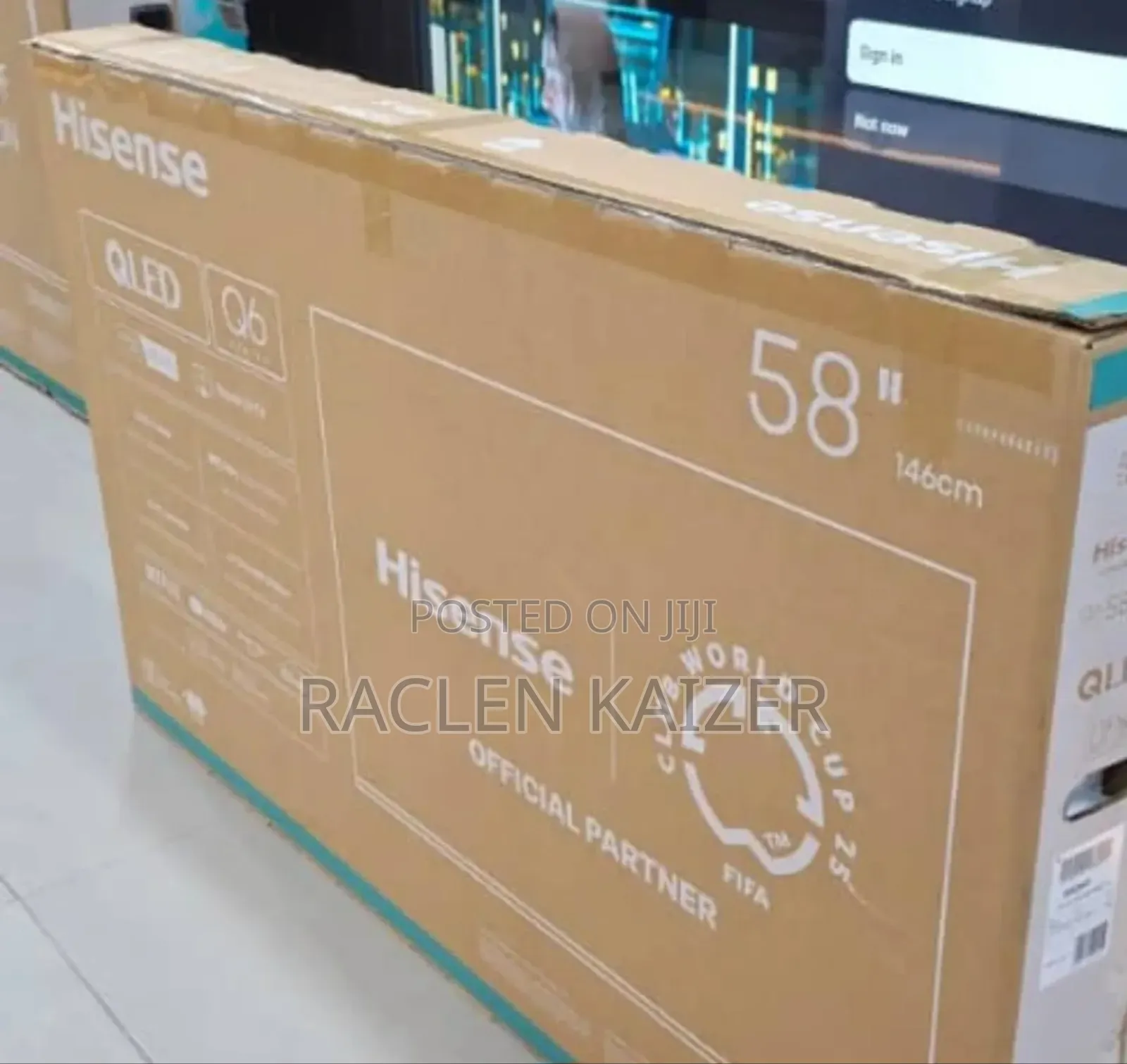 New Hisense 55" Smarttv Qled