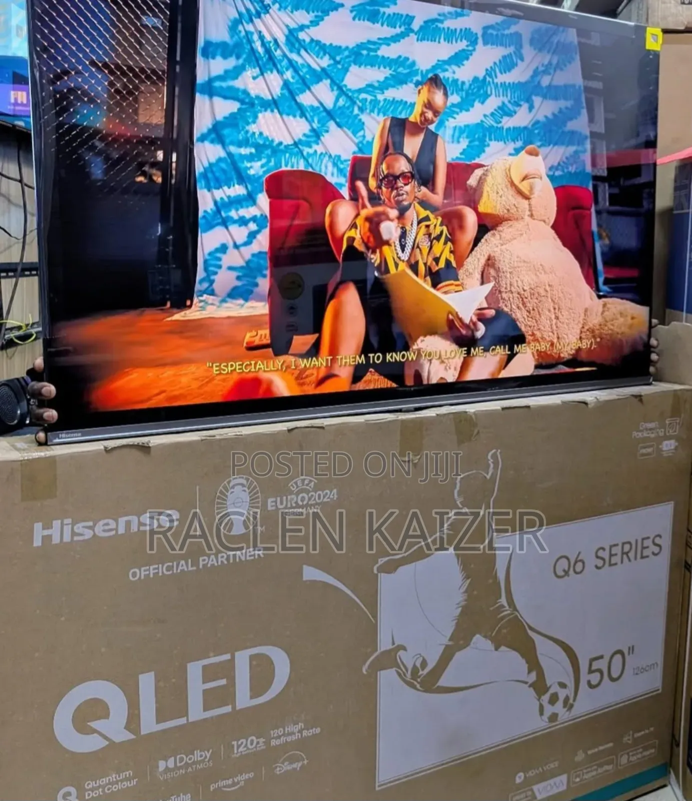New Hisense 50" Smarttv Qled