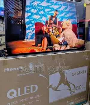 New Hisense 50" Smarttv Qled