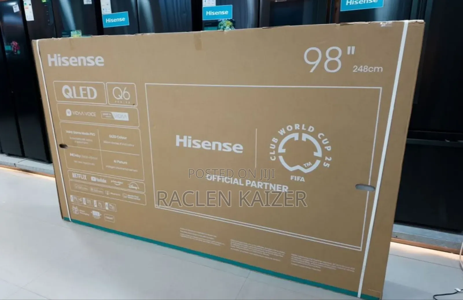 New Hisense 98" Smarttv Qled