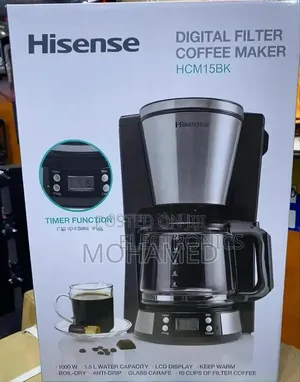 *Hisense Digital Coffee Maker 1.5l