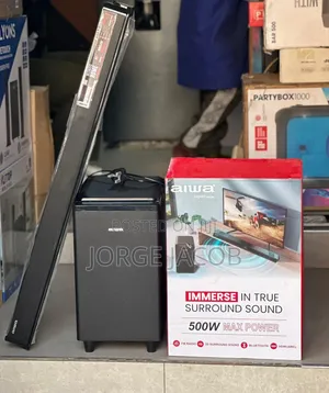 Aiwa 500w Soundbar With a Wireless Subwoofer.