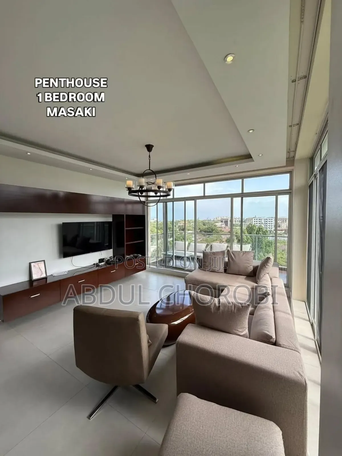 Furnished 1bdrm Penthouse in Masaki for rent