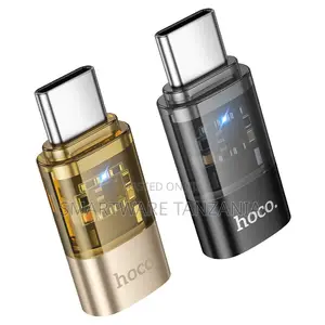 Hoco Ua36d Mini Usb-c Male To Ip Female Otg Adapter 3a Fast Charging