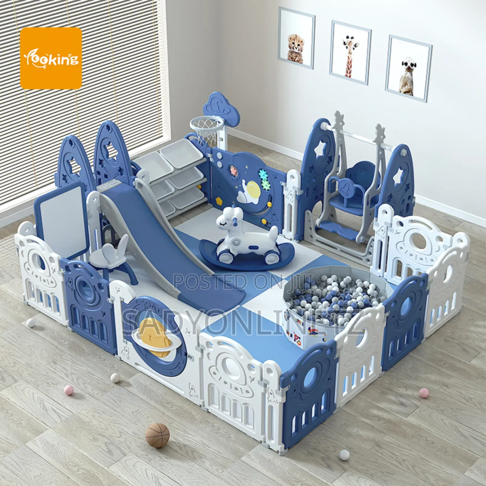Foldable Baby Playpen Fence