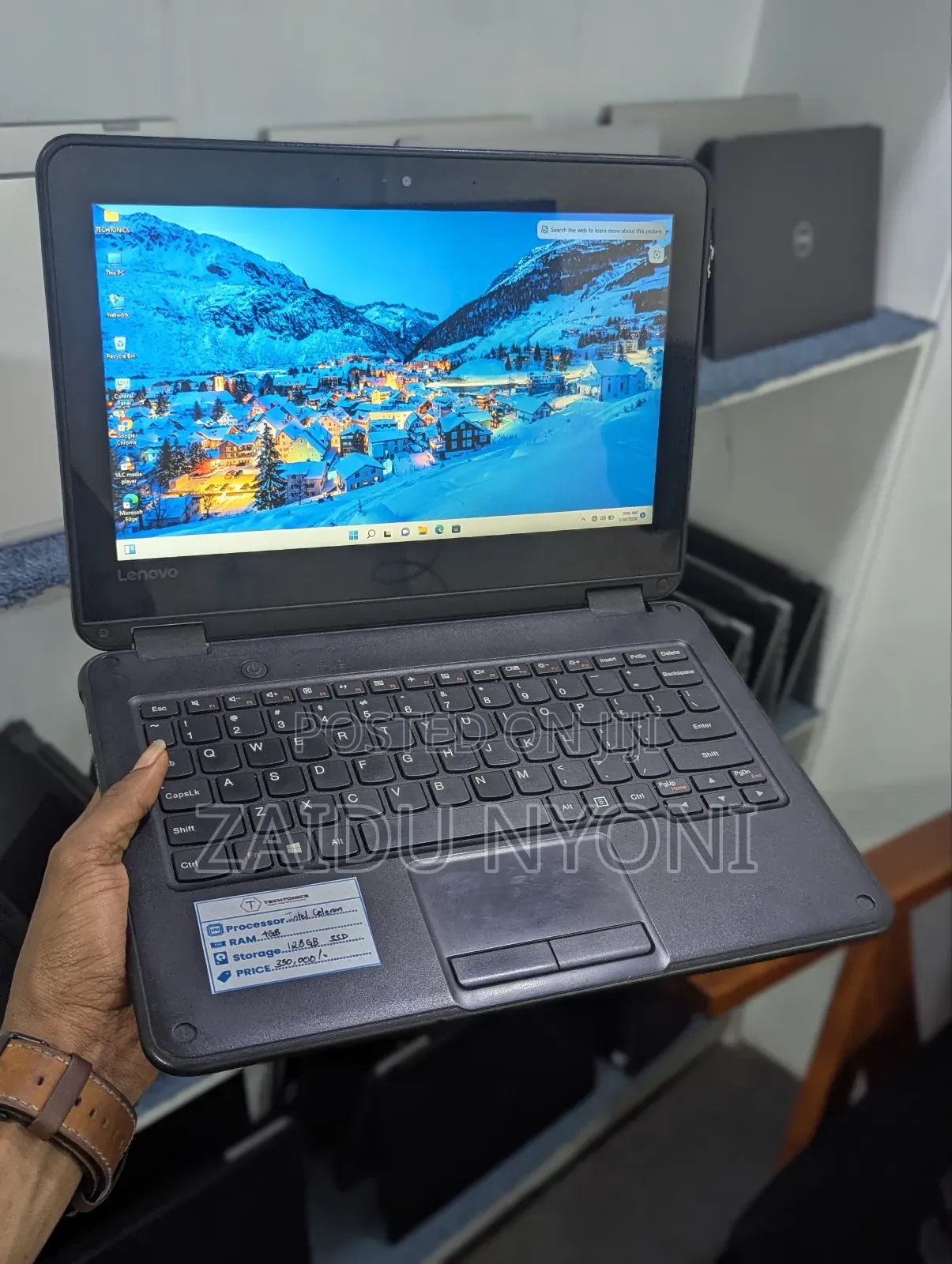 New Laptop Lenovo N23 Yoga Chromebook 4GB Intel Celeron SSD 128GB