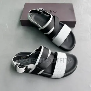 Men's Leather Sandals Dominantly Very Classic or Classical