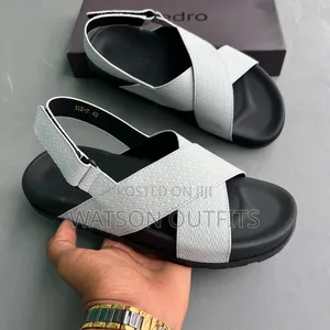 Men's Leather Sandals Dominantly Very Classic or Classical