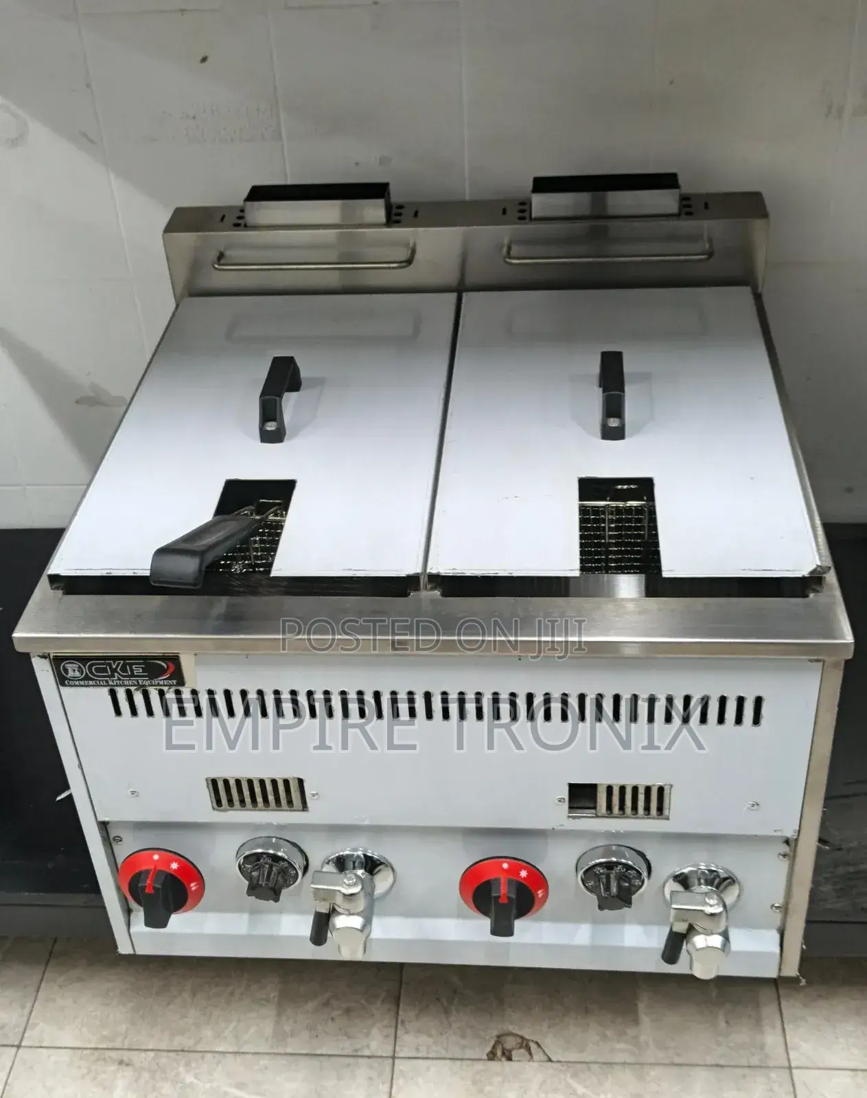 Wg‐Gf182 – 36l Double Tank Gas Fryer (2 Baskets, Lpg)