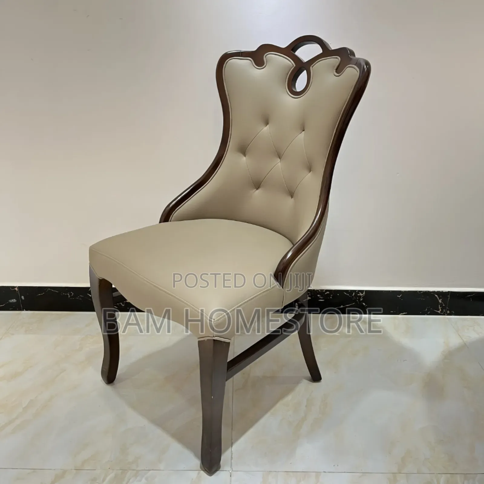 Luxury Classic Velvet Dining Chair - Kiti Cha Kifahari Cha Chakula