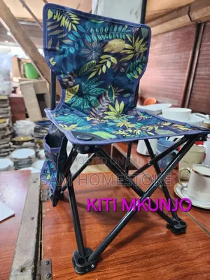 Portable Foldable Camping Chair With Carry Bag - Kiti Cha Kupumzikia
