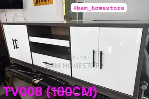 Premium 180cm Modern Tv Showcase - Meza Ya Tv Ya Milango Miwili